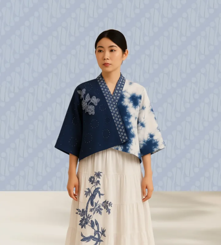 Batik Shibori Blouse