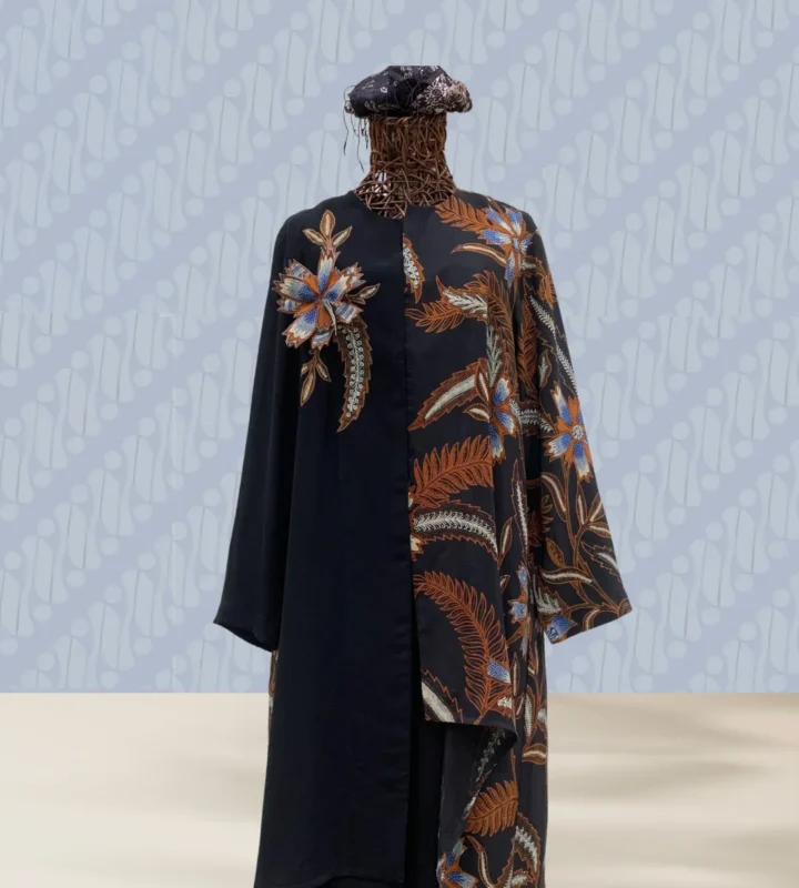Silk Crepe Batik Outer