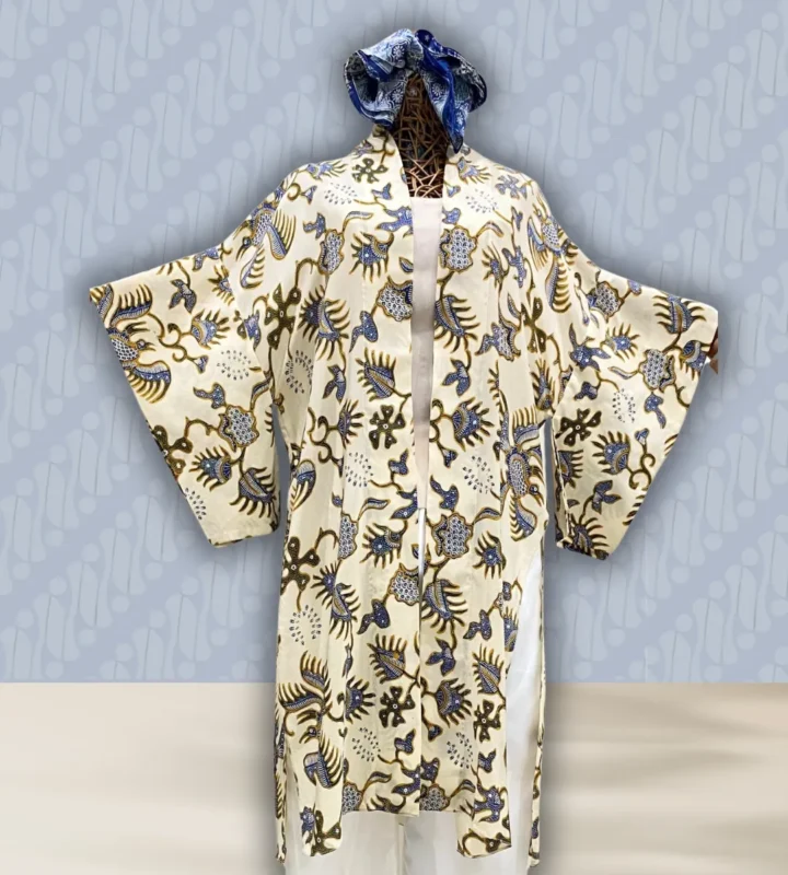 Silk Crepe Batik Outer