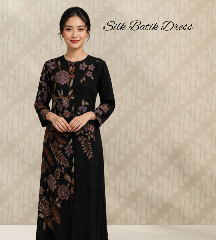 Silk Batik Dress
