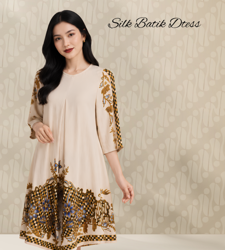 Silk Batik Dress