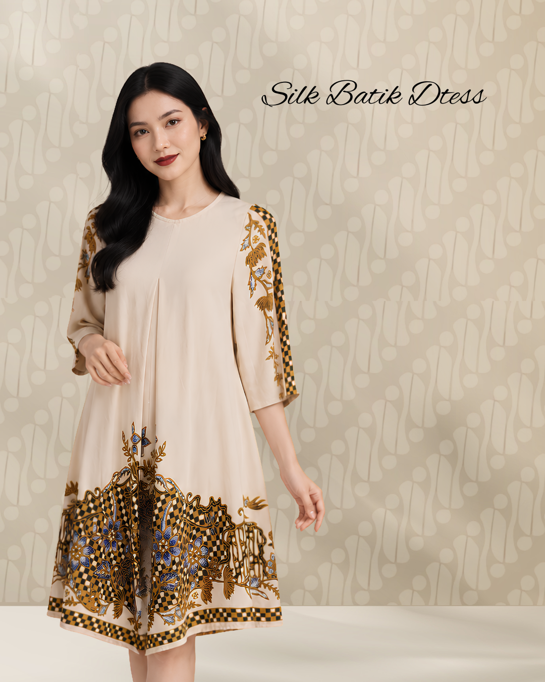 Silk Batik Dress