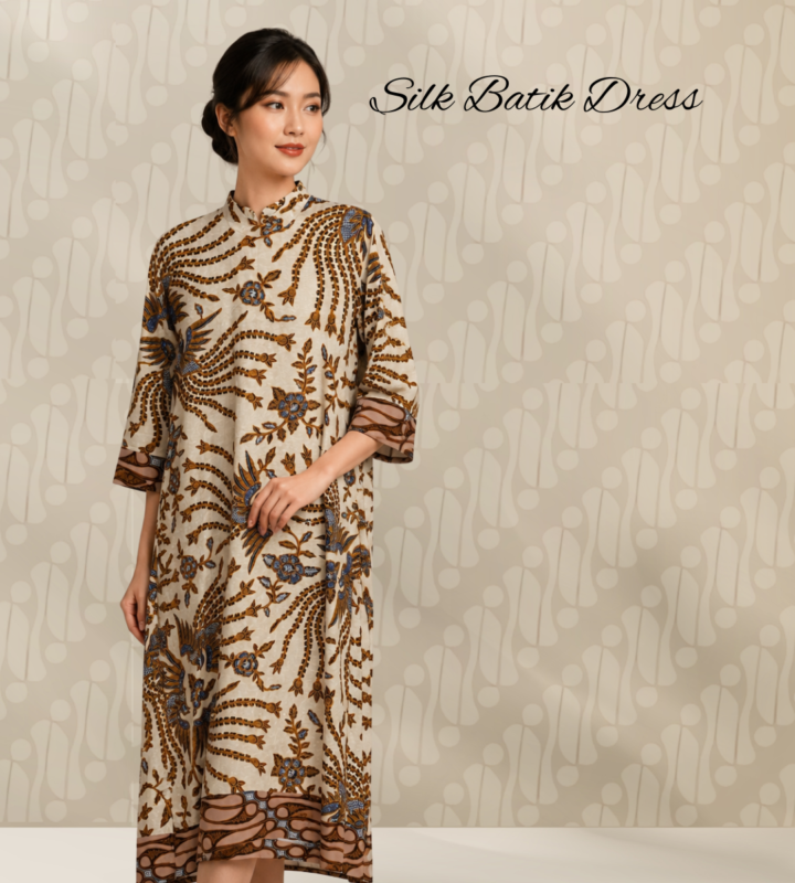 Silk Batik Dress