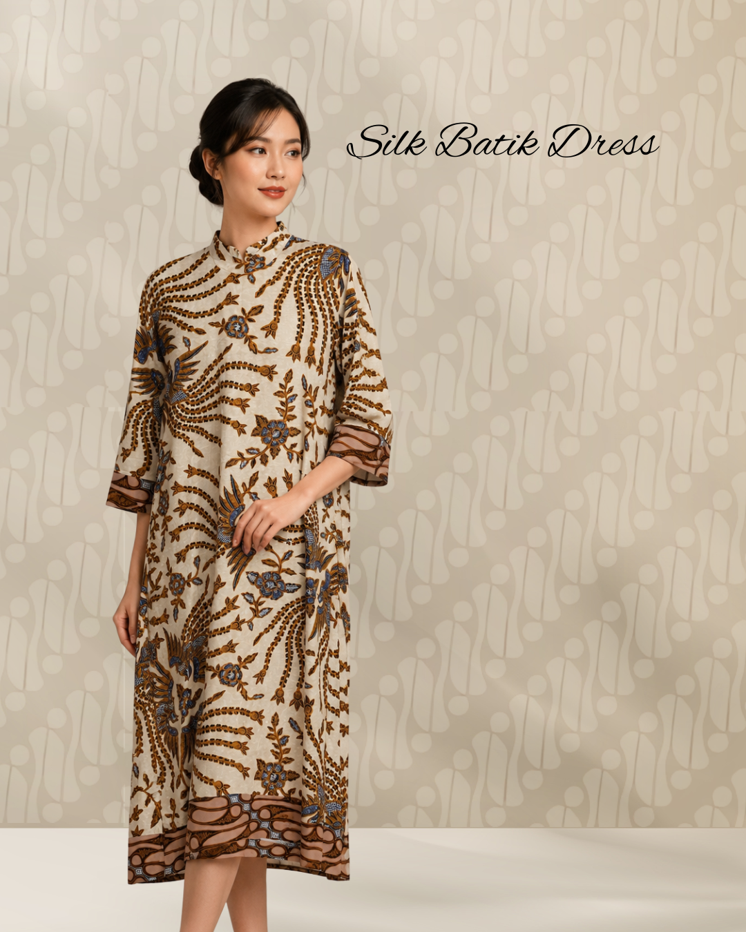 Silk Batik Dress